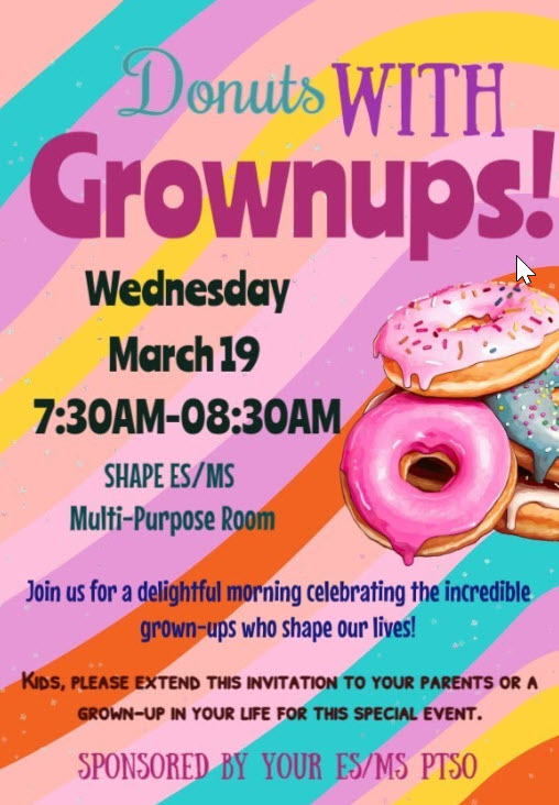 doughnuts with grownups