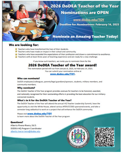 teacher of the year