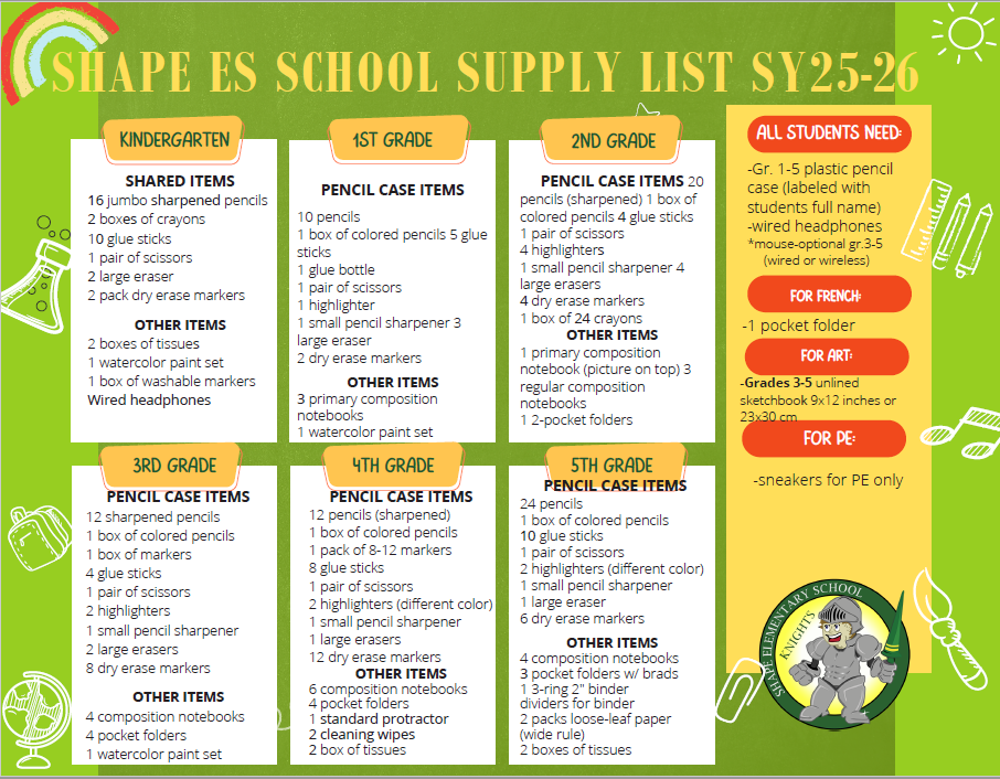 Supply List