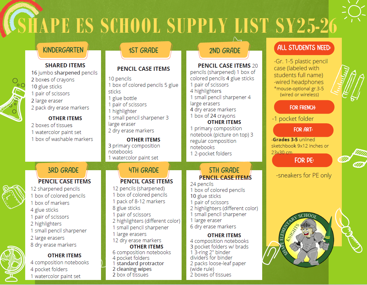 Supply List